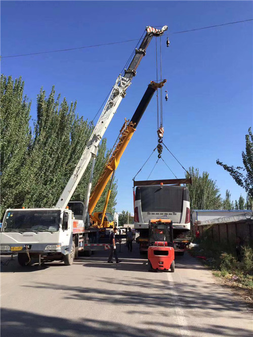 临泽县港口集装箱搬运案例